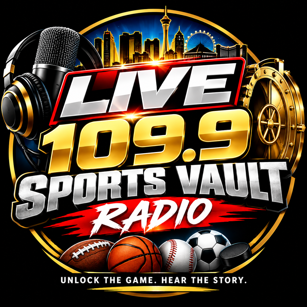 LIVE 109.9 Sports $Vault Radio